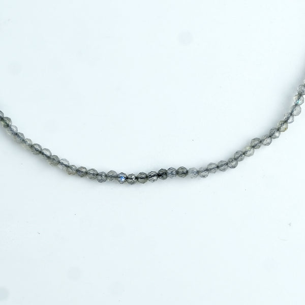 Labradorite Silver Anklet (Project Handmade)