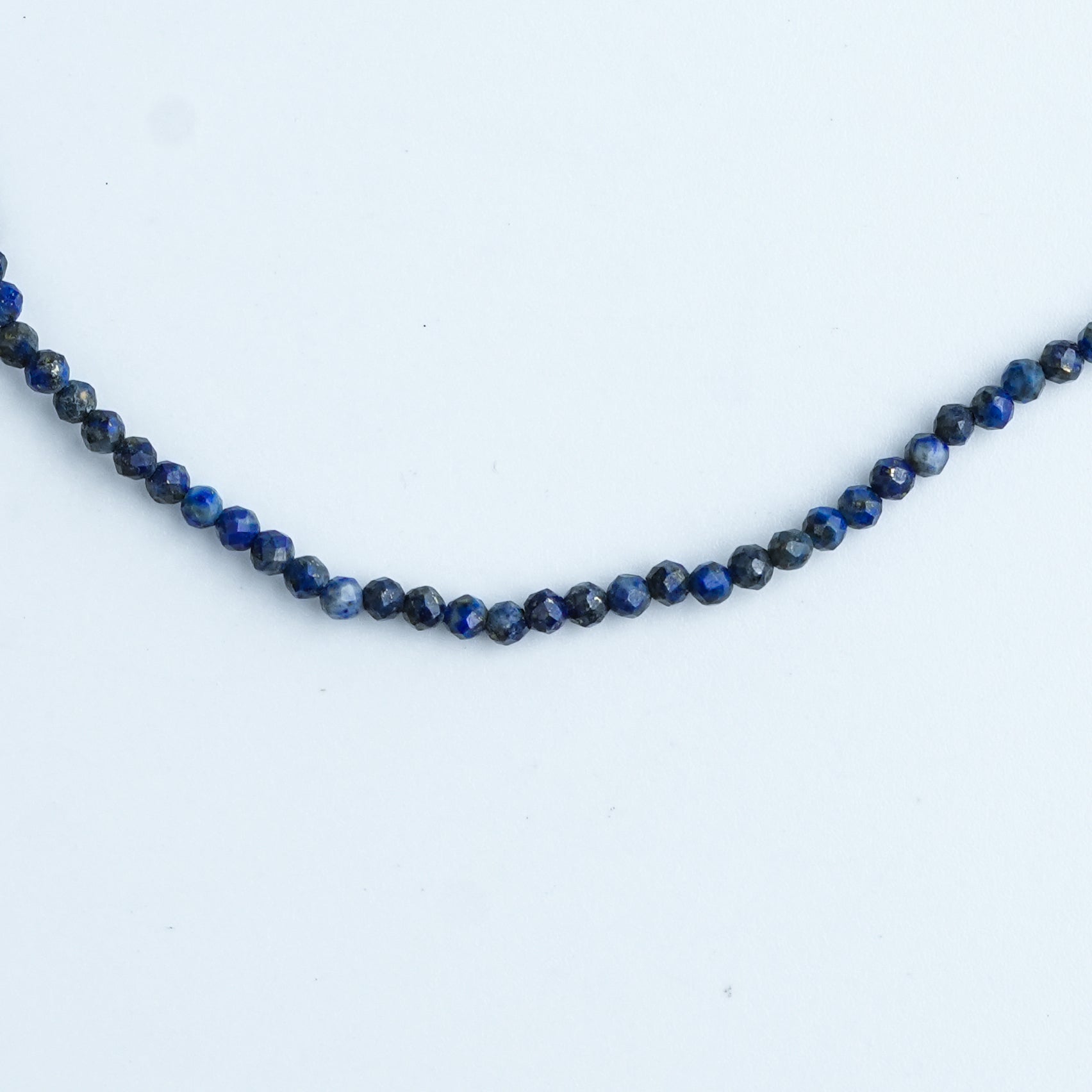 Lapis Lazuli Silver Anklet (Project Handmade)