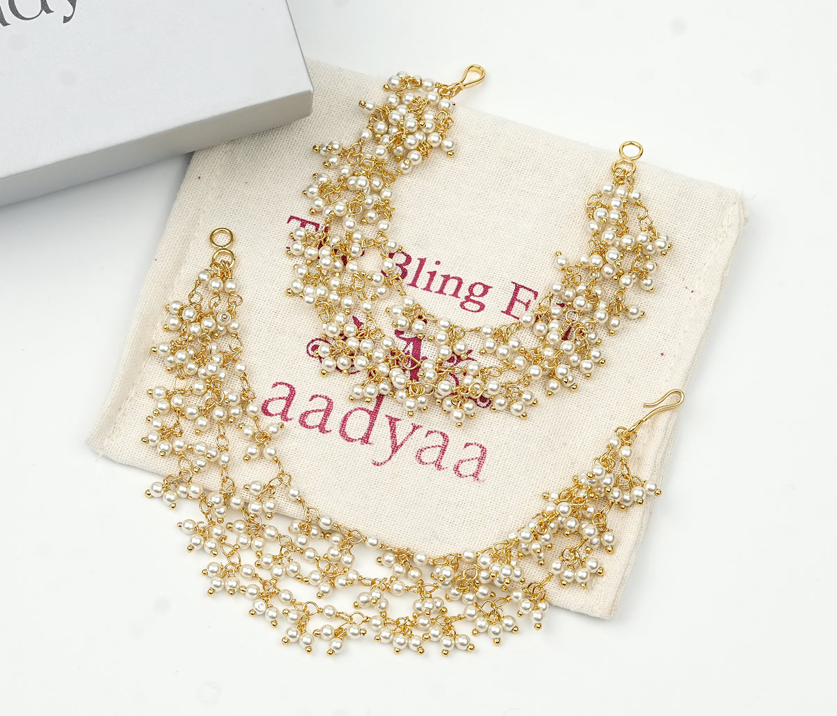 22K Gold Plated Fashion Pearl Vel