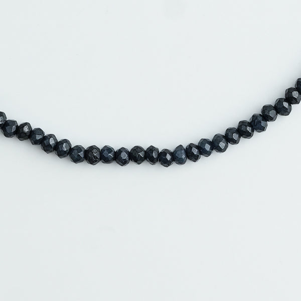 Blue Jade Silver Anklet (Project Handmade)
