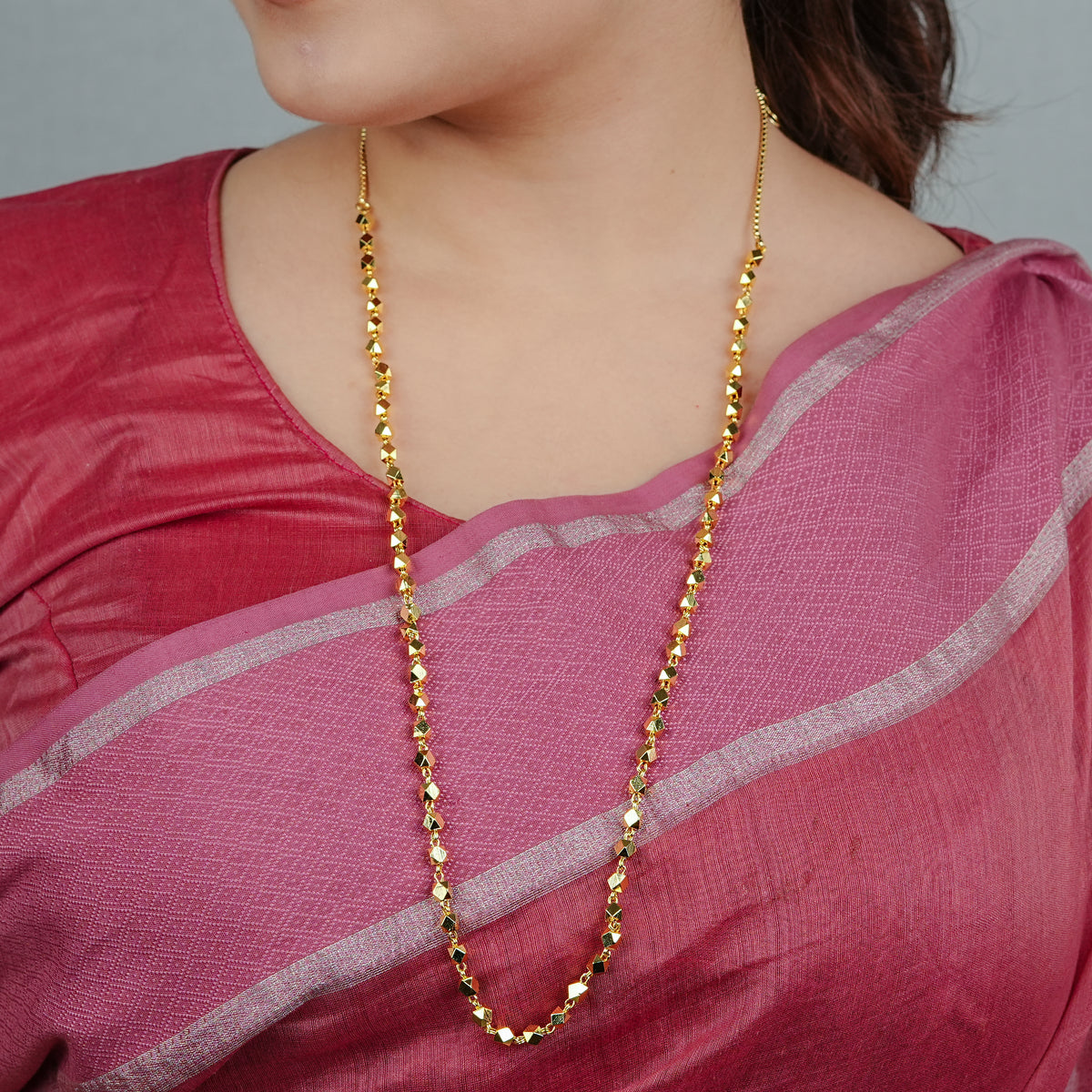 22K Gold Plated Fashion Ashtapailu Maal