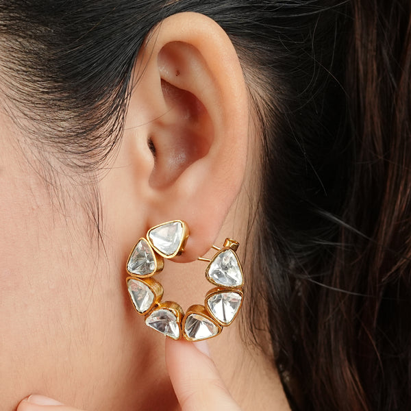 22K Gold Plated Fashion Earrings