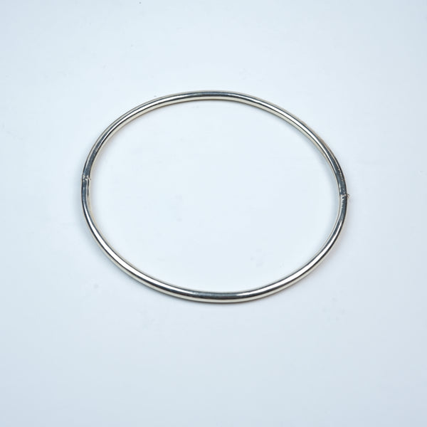 Silver Plain Hasli Necklace
