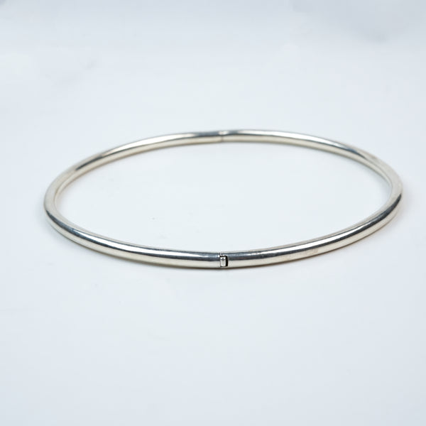 Silver Plain Hasli Necklace