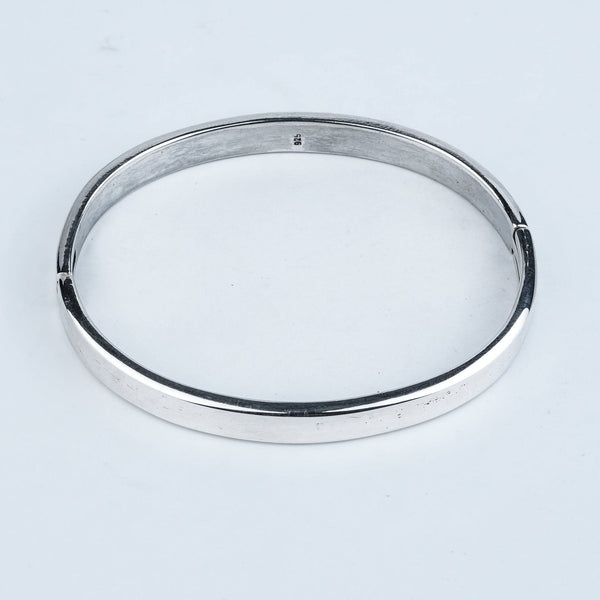 Silver Openable Plain Bracelet