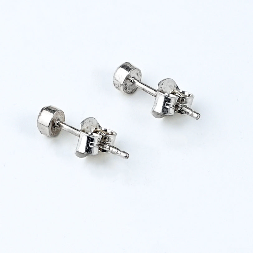 Tiny Black CZ Stud