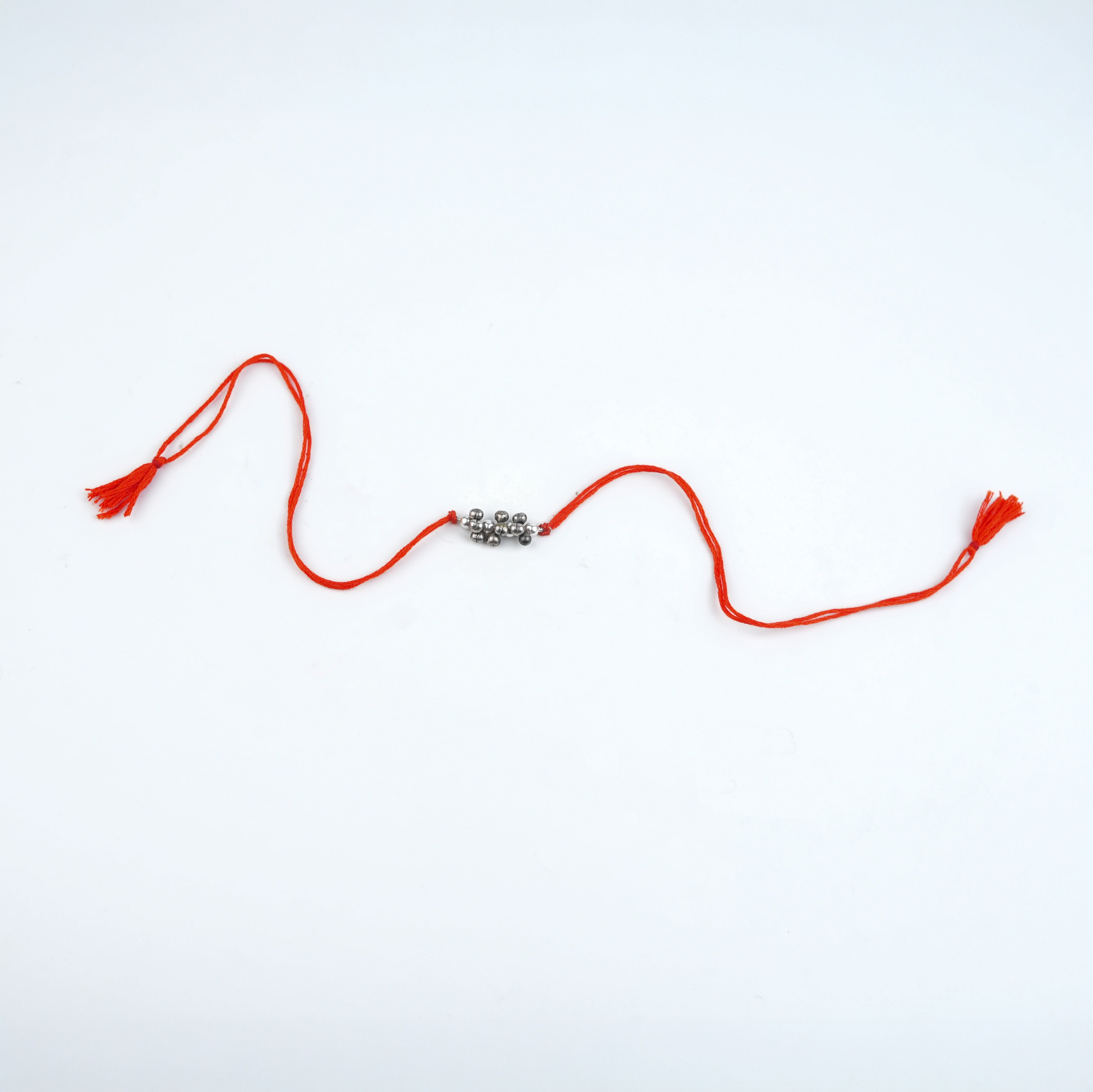 Silver Ghungroo & Pearl Handmade Rakhi