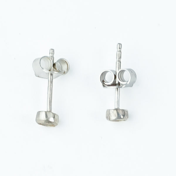 Tiny Yellow CZ Stud