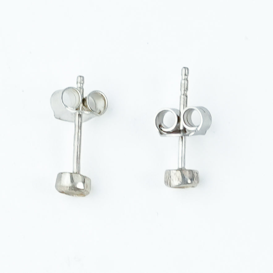 Tiny Yellow CZ Stud