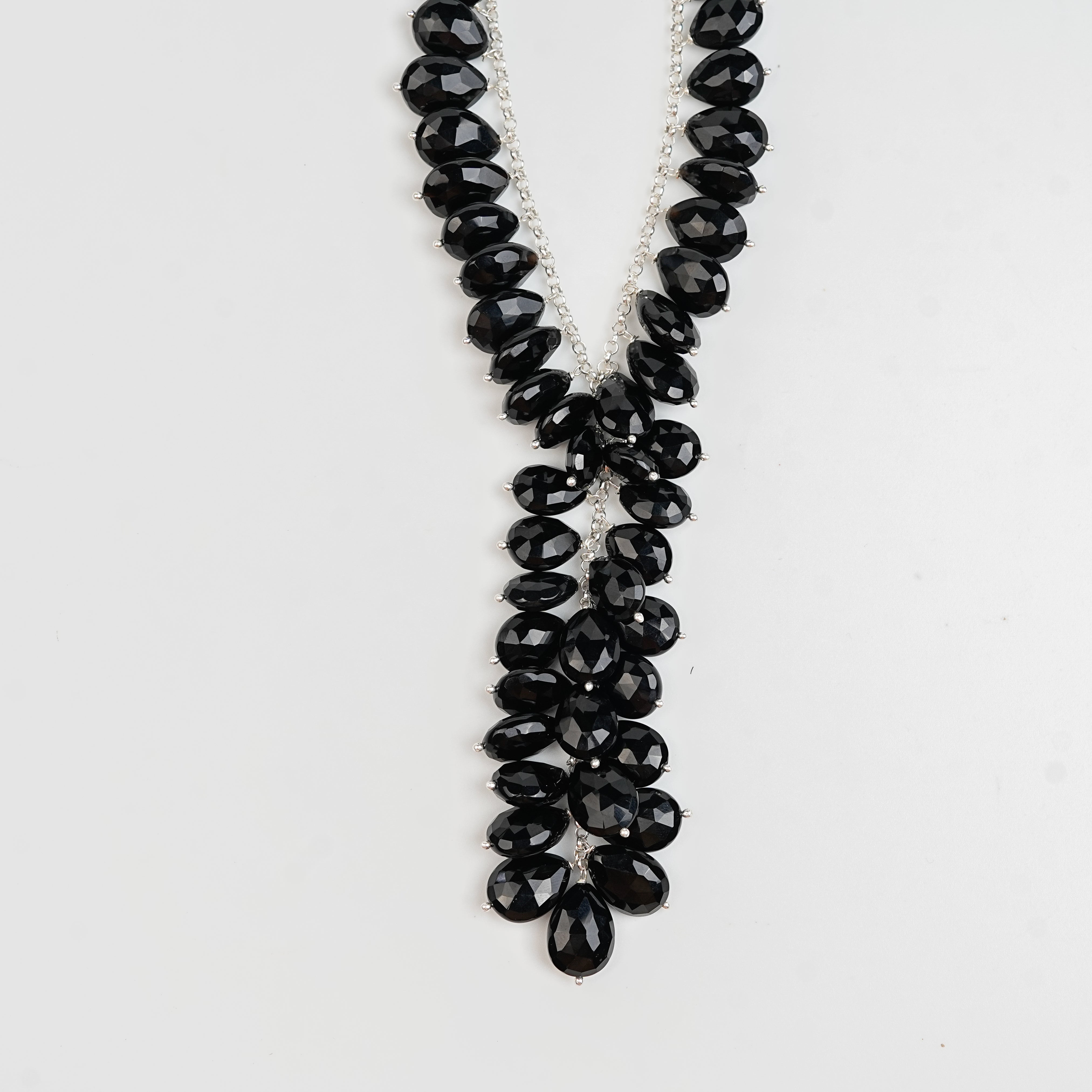 Luxe Necklace - Black Spinel