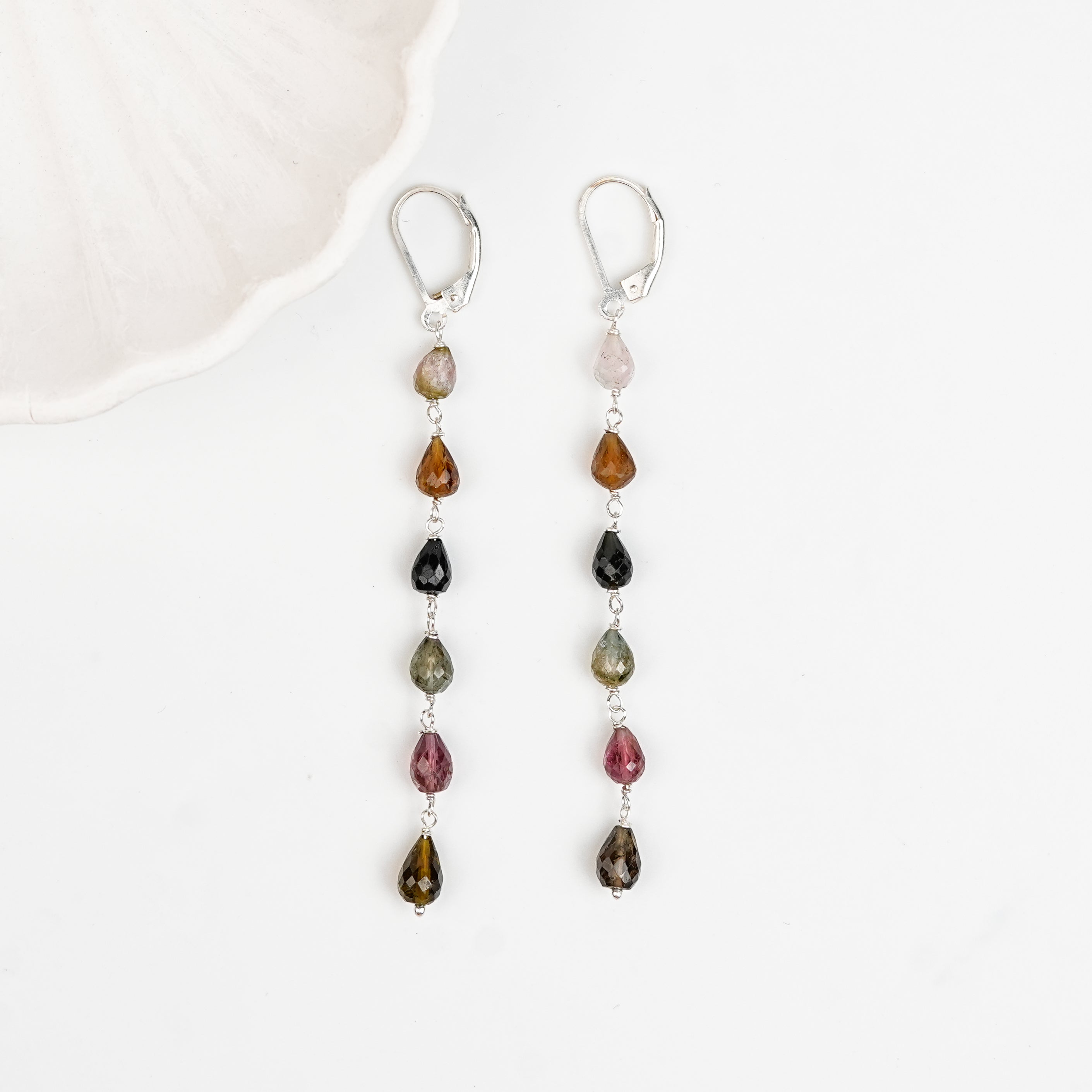 Tourmaline Drop Earrings (Project Handmade)