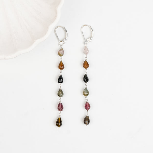 Tourmaline Drop Earrings (Project Handmade)