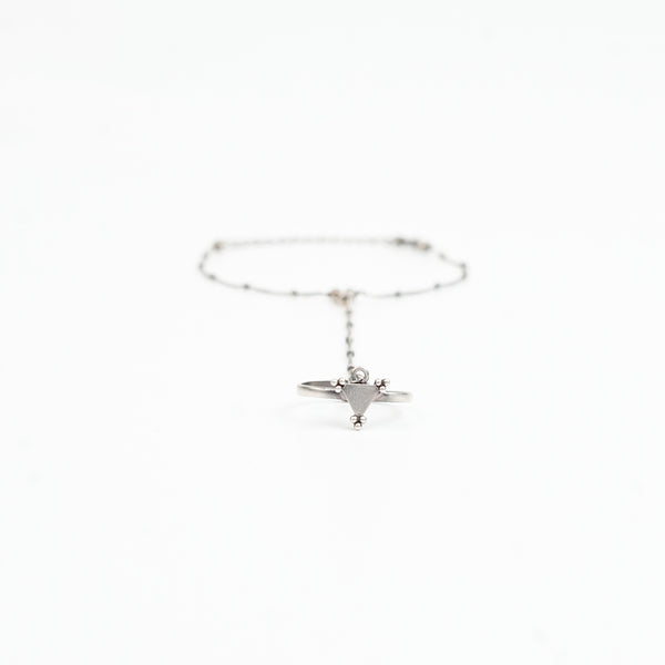 Nirbhaya & Beaded Chain Haath Phool | 92.5 Sterling Silver