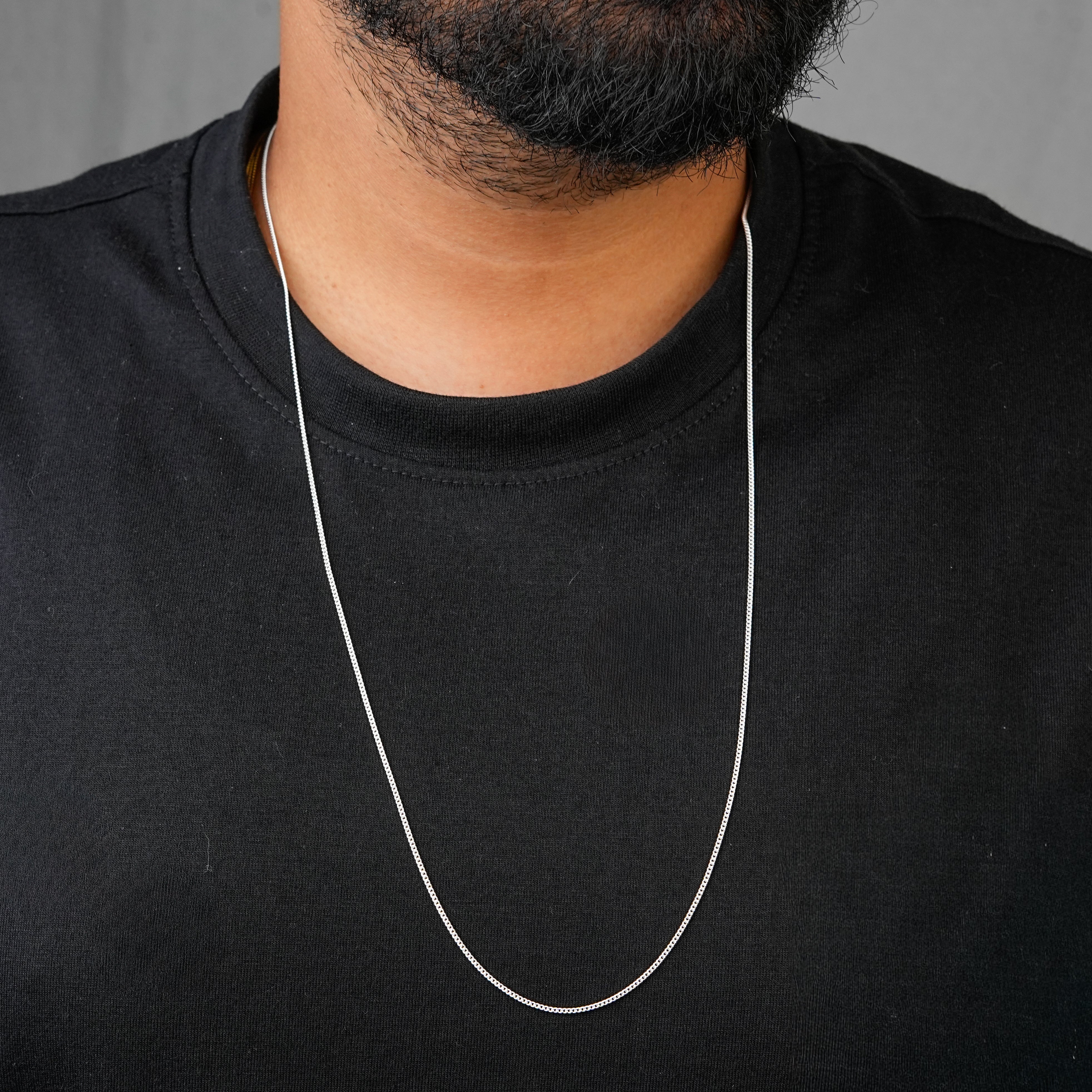 Unisex Thin Silver Chain – 30 Inches | 92.5 Sterling Silver