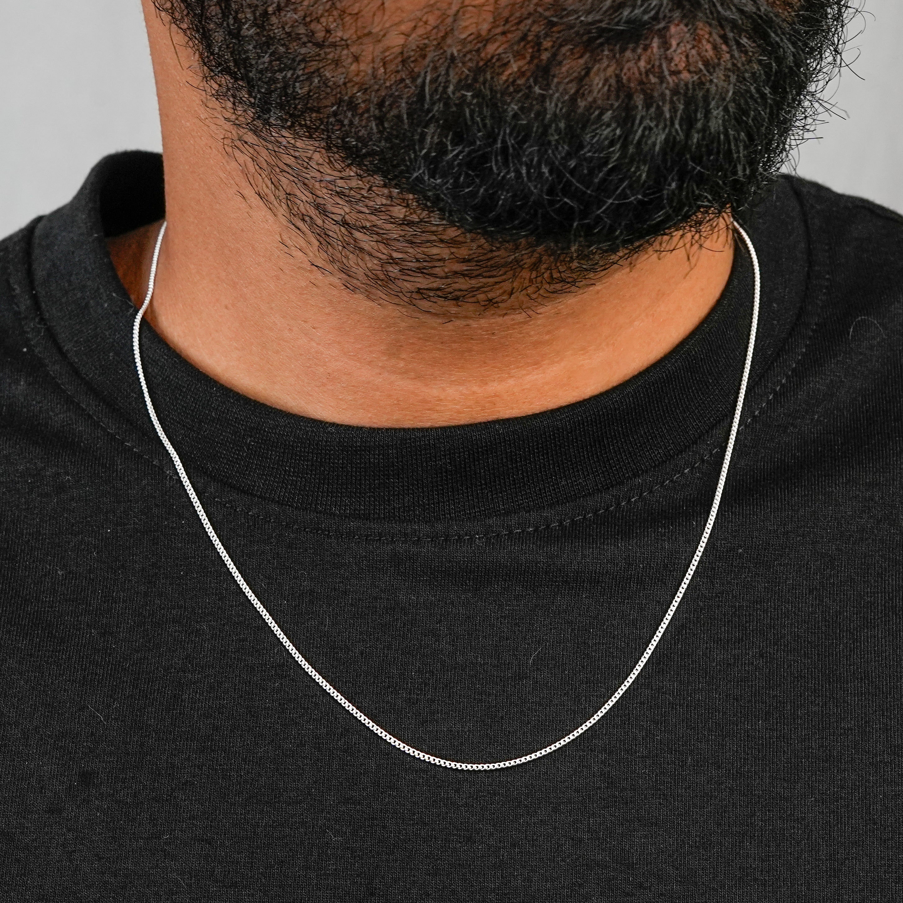 Unisex Thin Silver Chain – 24 Inches | 92.5 Sterling Silver