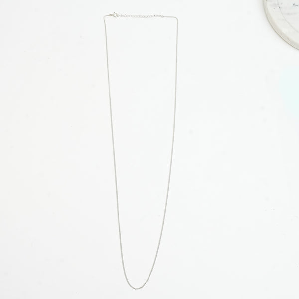 Unisex Thin Silver Chain – 30 Inches | 92.5 Sterling Silver