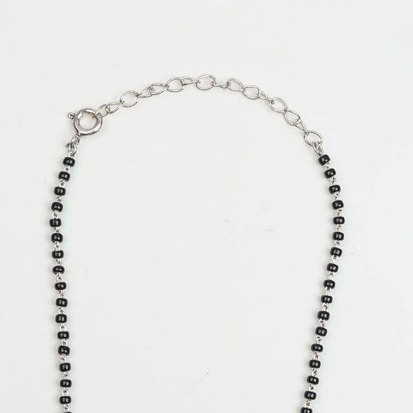 Silver Oxidized Dome Mangalsutra