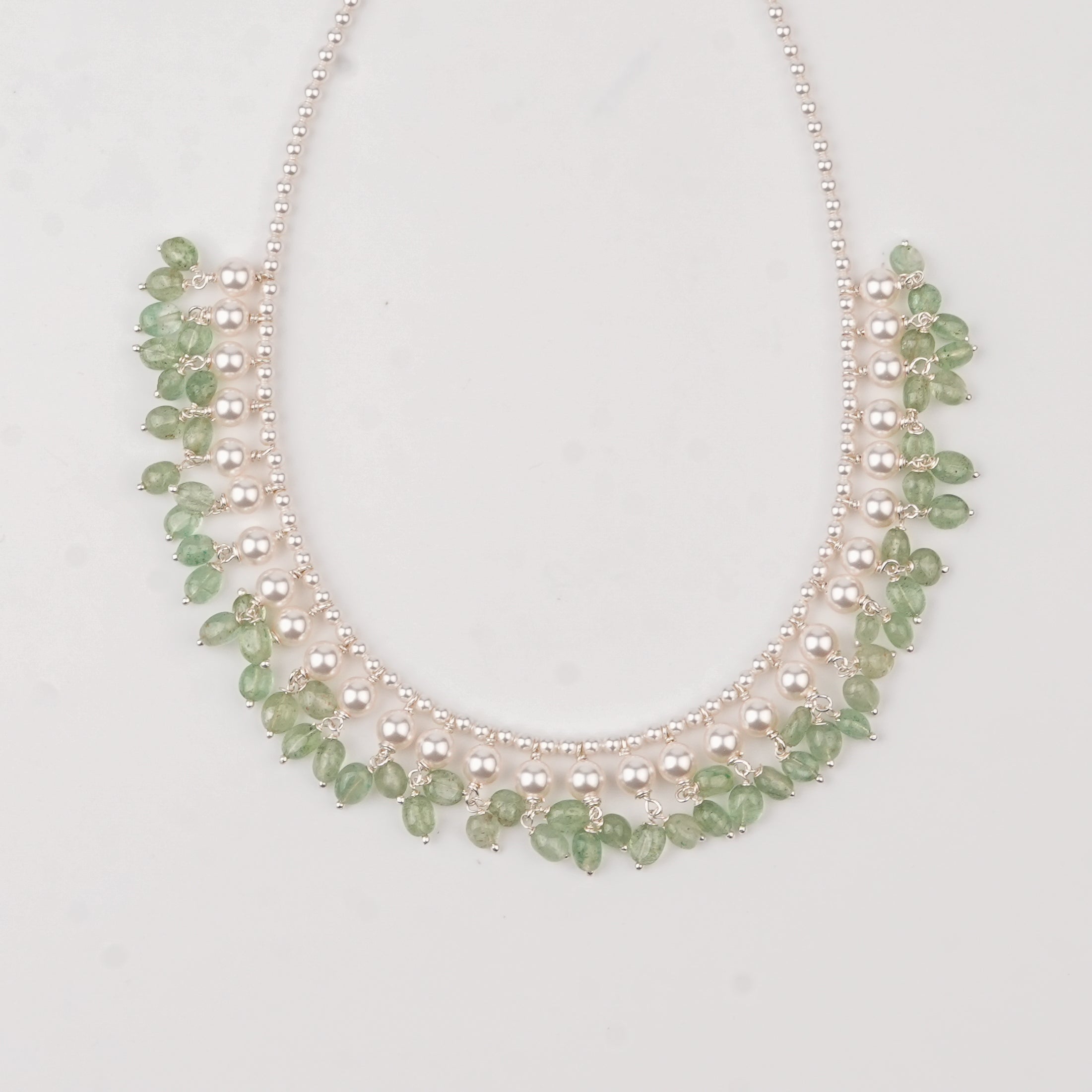 Luxe Necklace - Russian Quartz and Pearls