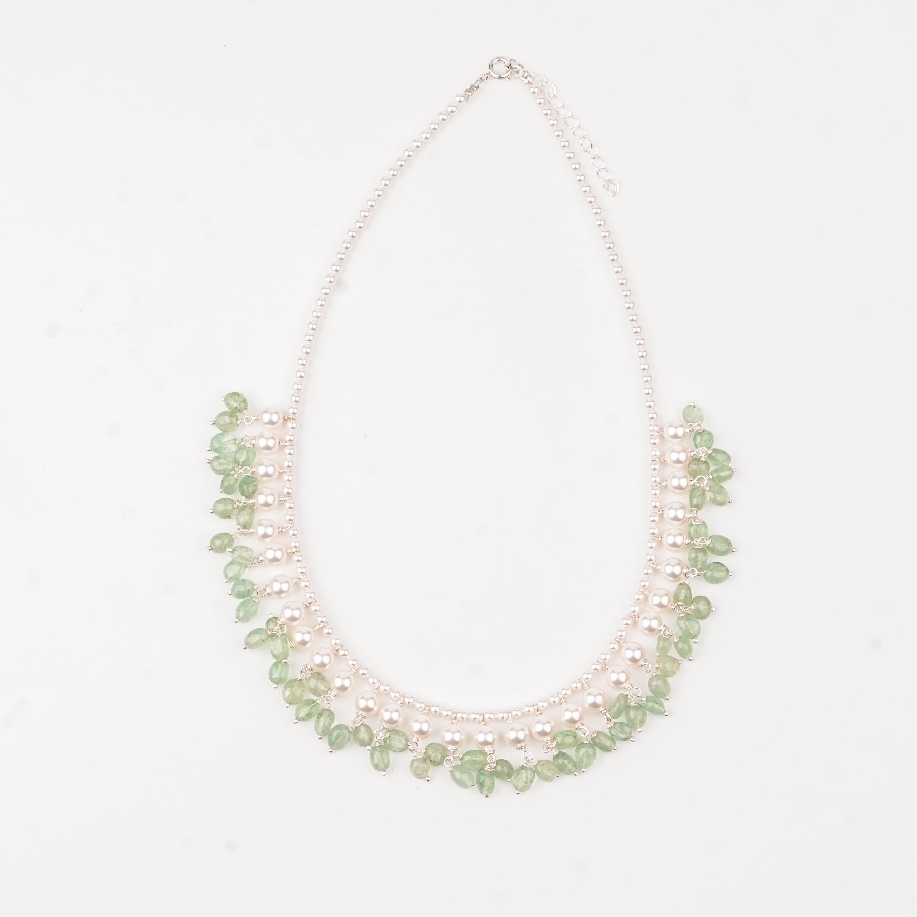 Luxe Necklace - Russian Quartz and Pearls