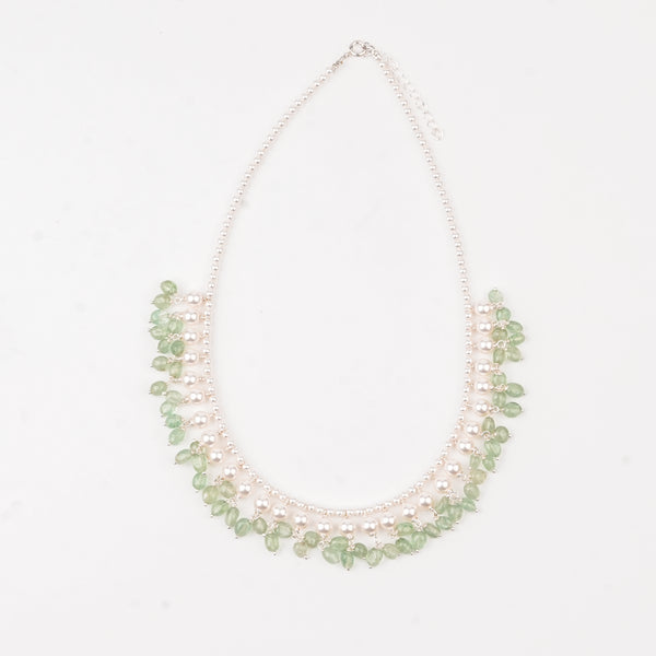 Luxe Necklace - Russian Quartz and Pearls