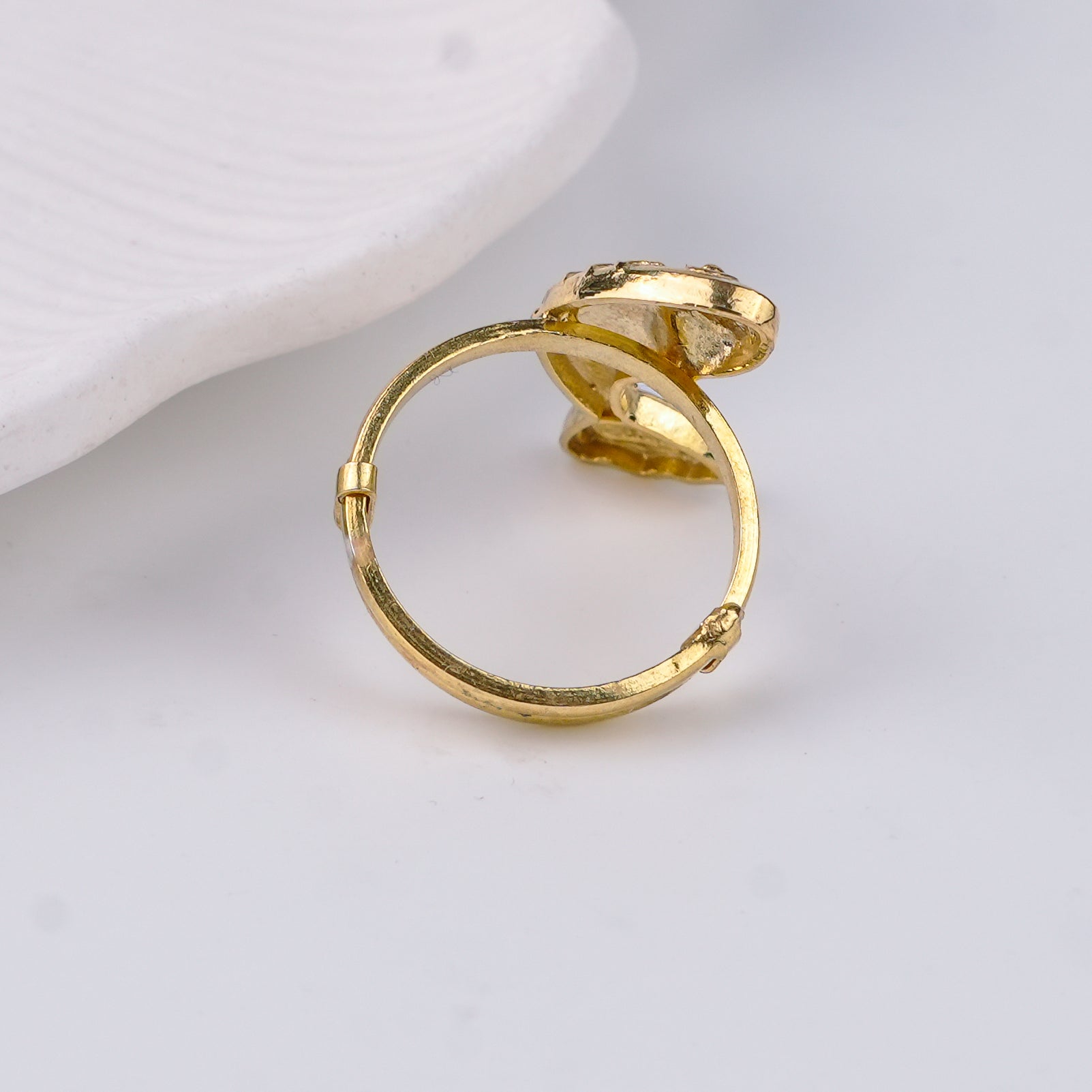 Silver Matsya Ring | 22K Gold-Plated