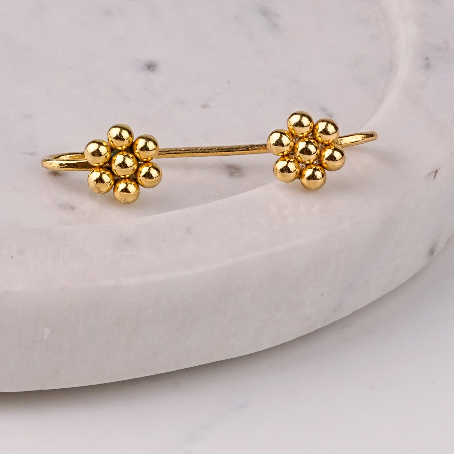 Silver Kudi Earcuff | 22K Gold-Plated