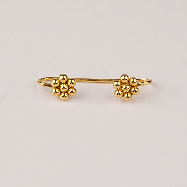Silver Kudi Earcuff | 22K Gold-Plated