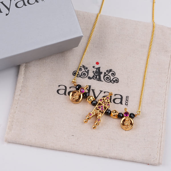 Silver Taali Mangalsutra | 22K Gold-Plated