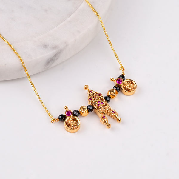 Silver Taali Mangalsutra | 22K Gold-Plated
