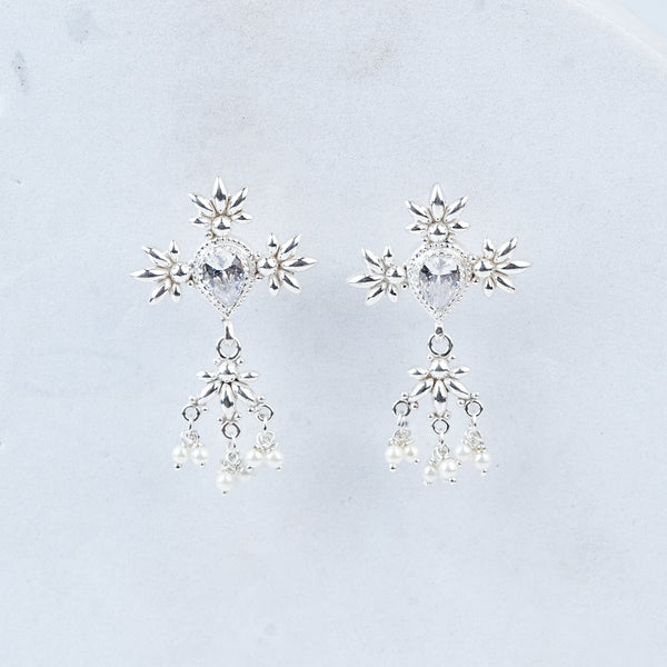 Petal Tanmani Earrings | 92.5 Sterling Silver