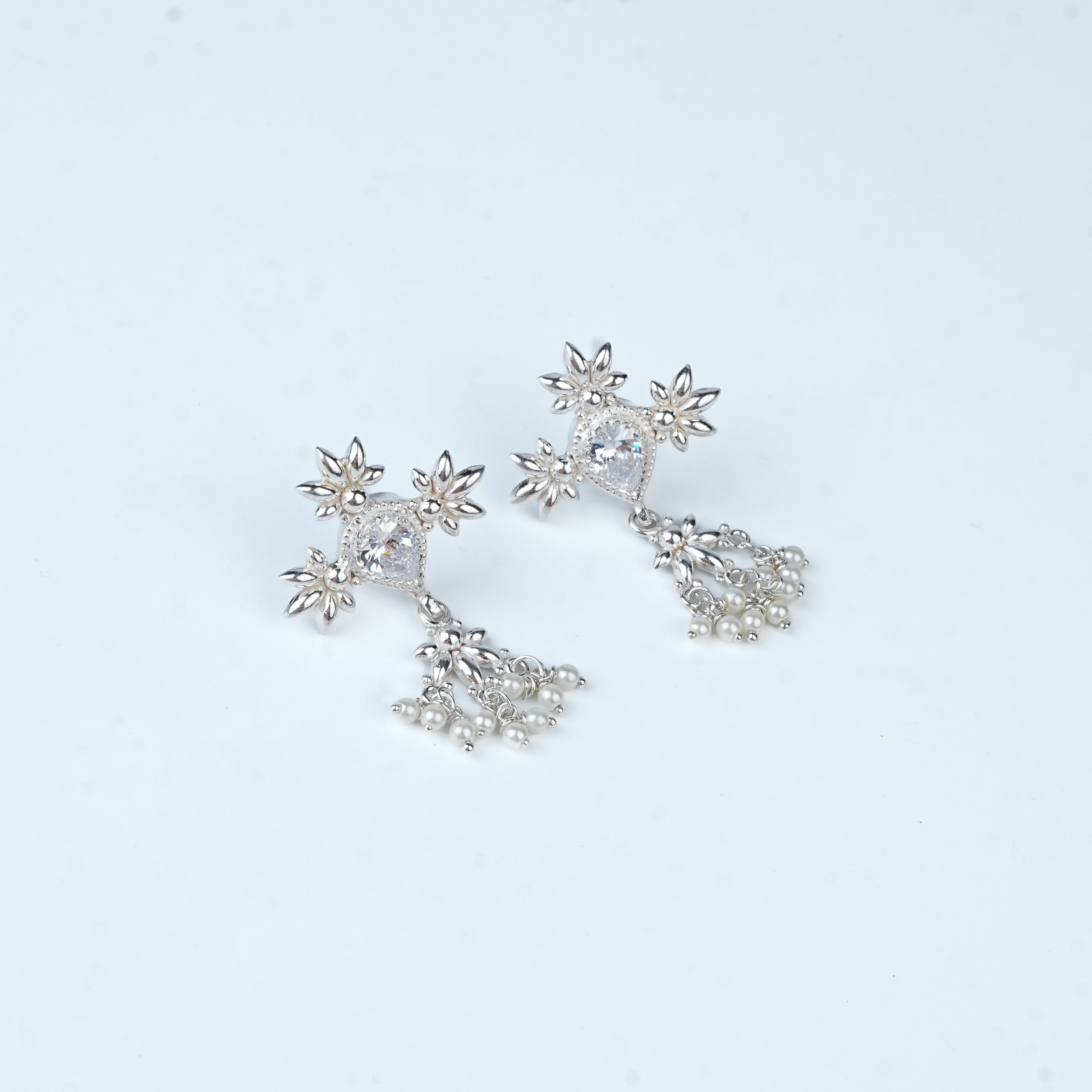 Petal Tanmani Earrings | 92.5 Sterling Silver