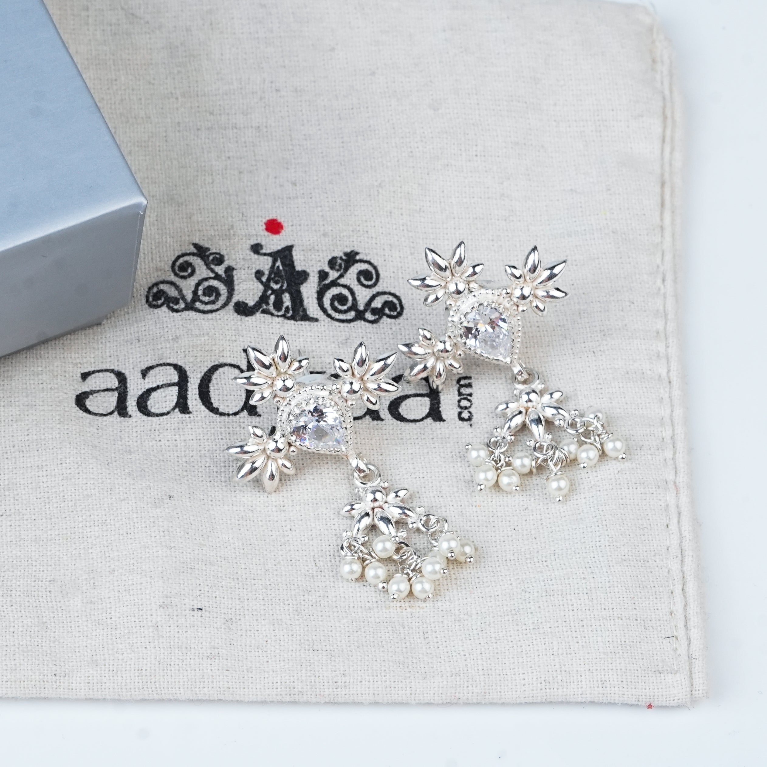 Petal Tanmani Earrings | 92.5 Sterling Silver