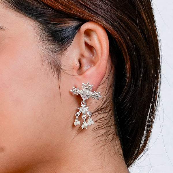 Petal Tanmani Earrings | 92.5 Sterling Silver