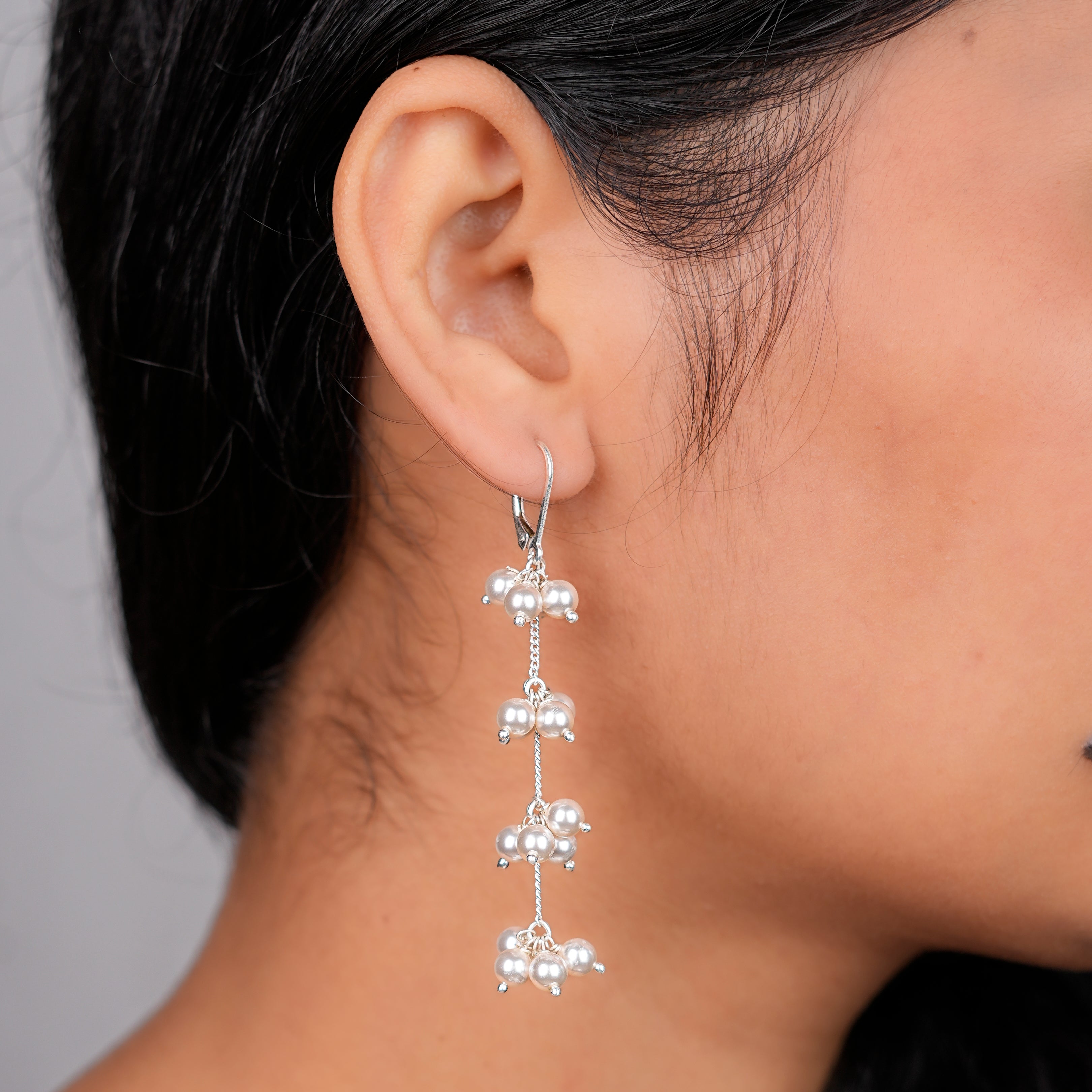Pearl Bunch Earrings | 92.5 Sterling Silver