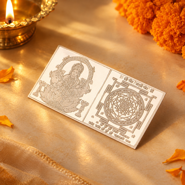 Silver Lakshmi Yantra | 999 Silver