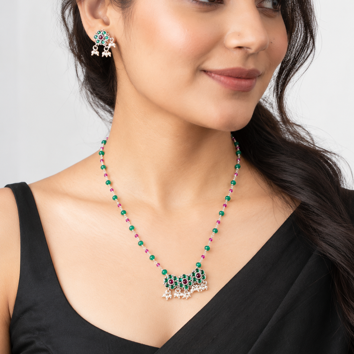 Bageecha Ganthan Set | 92.5 Silver