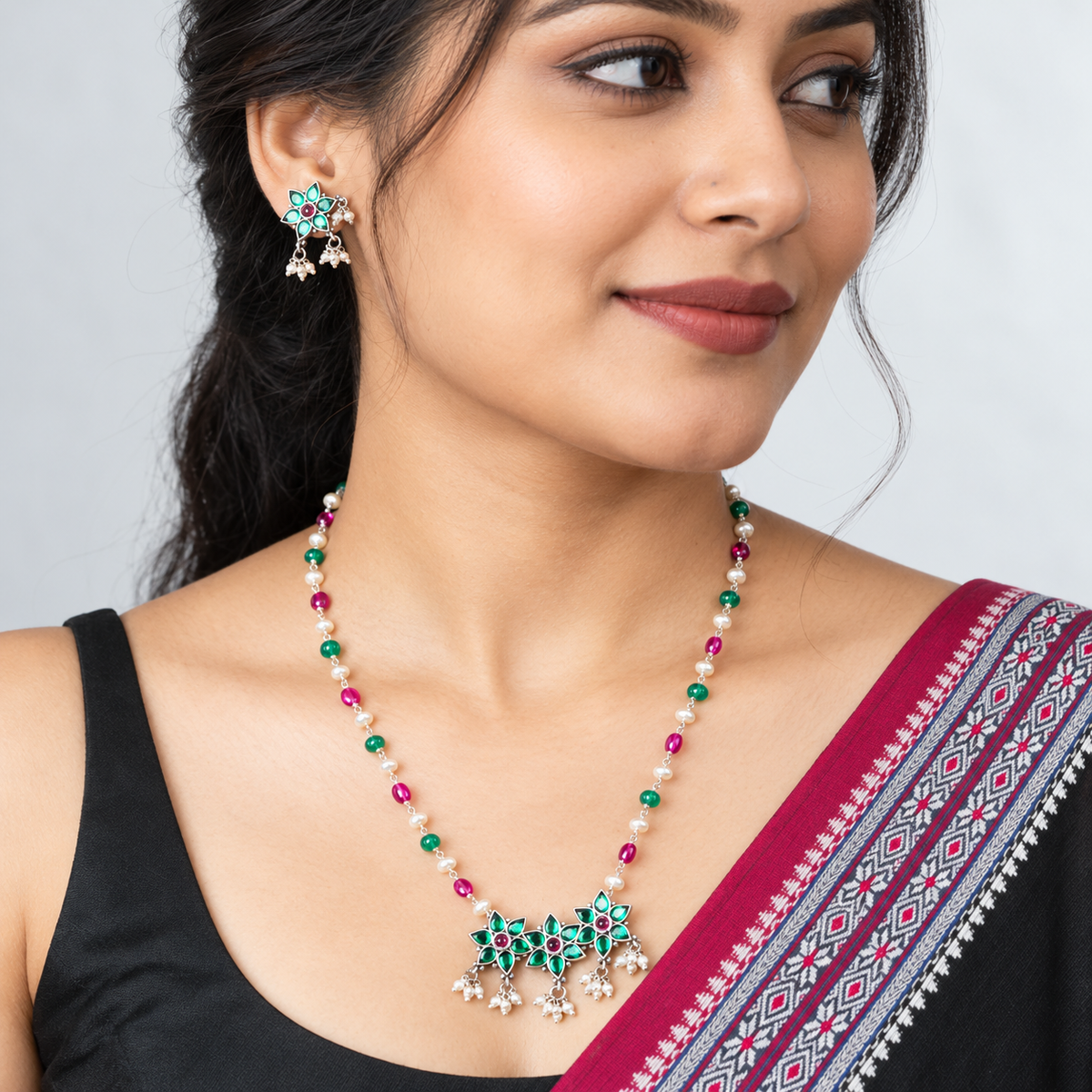 Bageecha Ganthan Set | 92.5 Silver