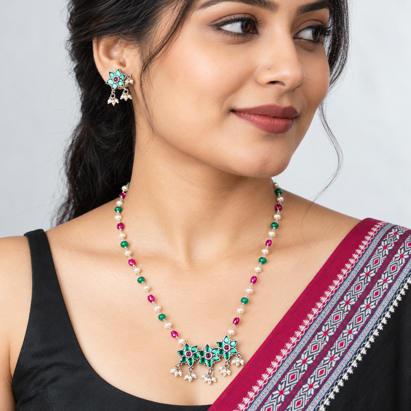 Bageecha Ganthan Set | 92.5 Silver