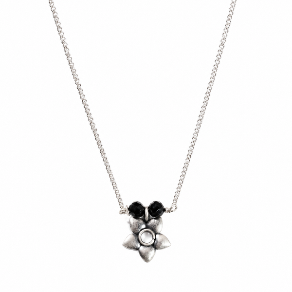 Flower Charm Mangalsutra | 92.5 Sterling Silver