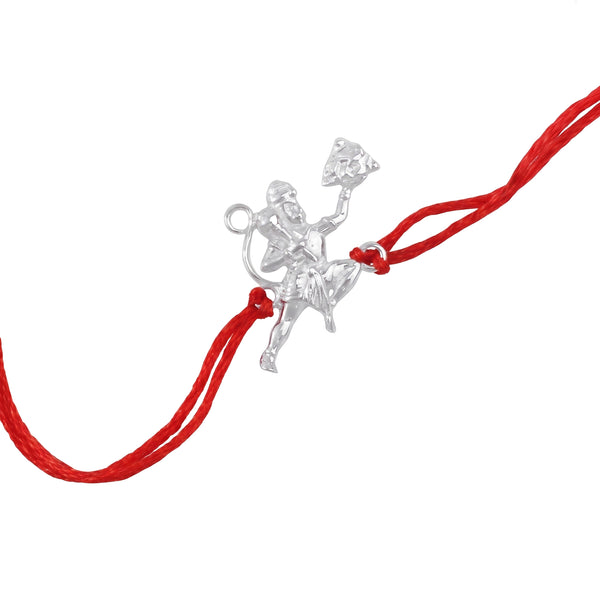 Hanuman Silver Rakhi (Project Handmade)