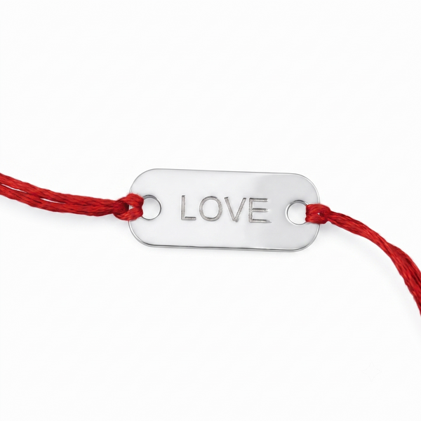 Silver LOVE Rakhi