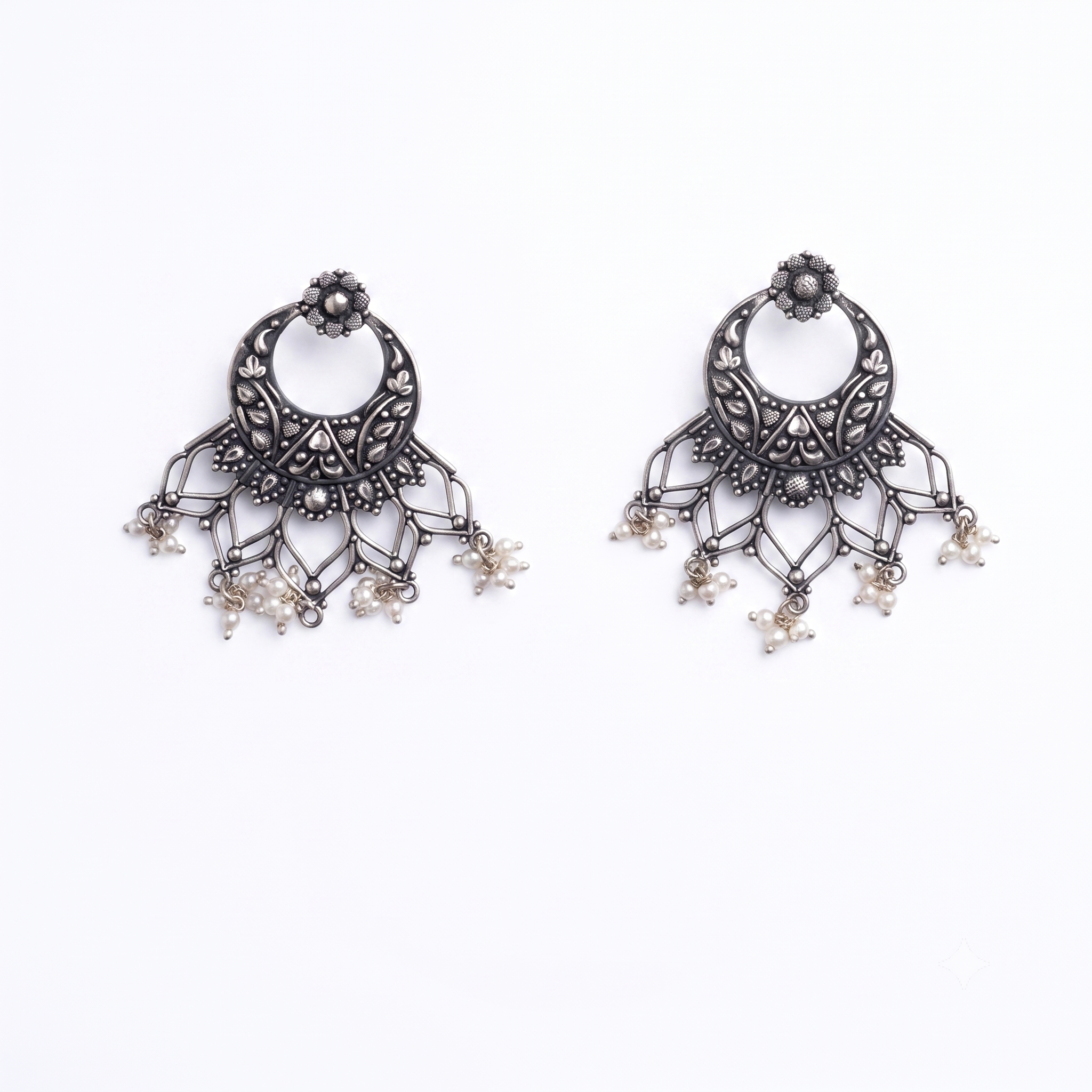 Chandbali (Saleha) | 92.5 Silver | Size : Small