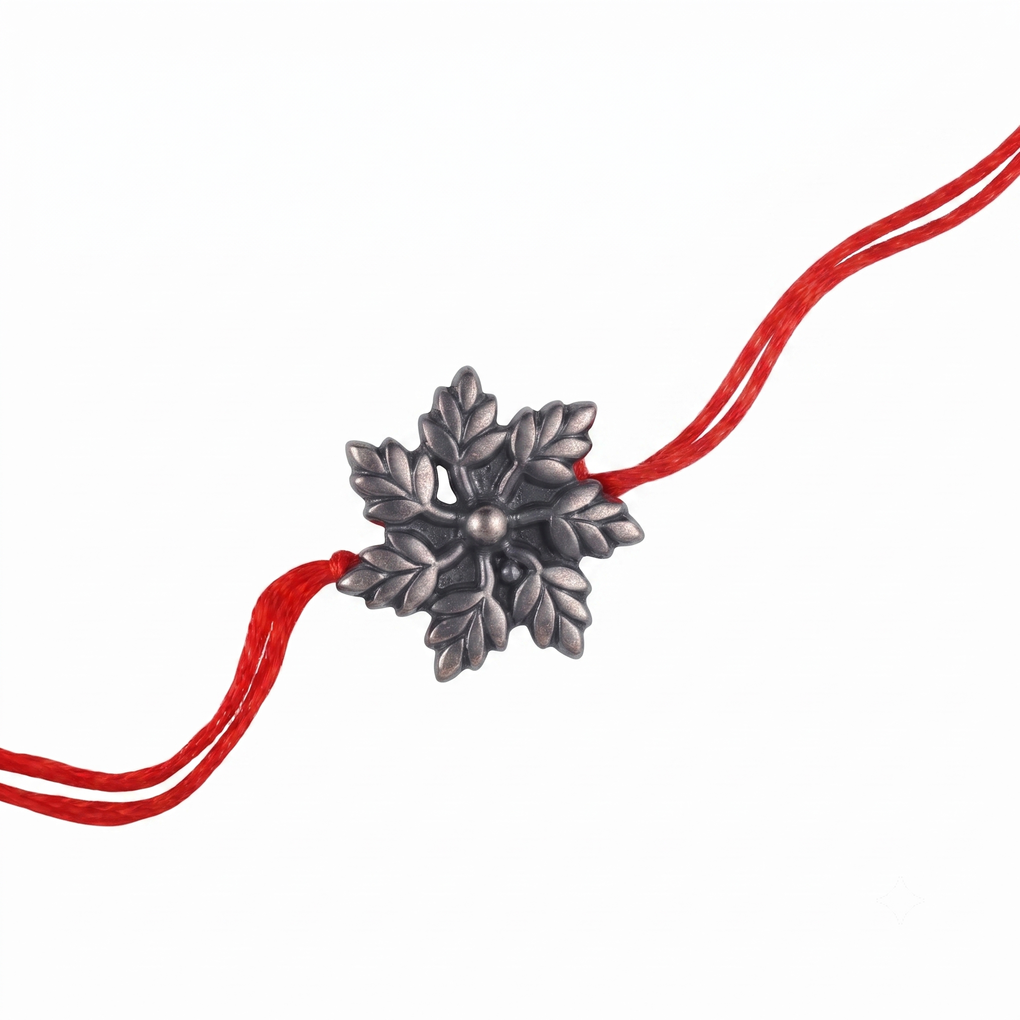 Handcrafted Silver Rakhi/Pendant