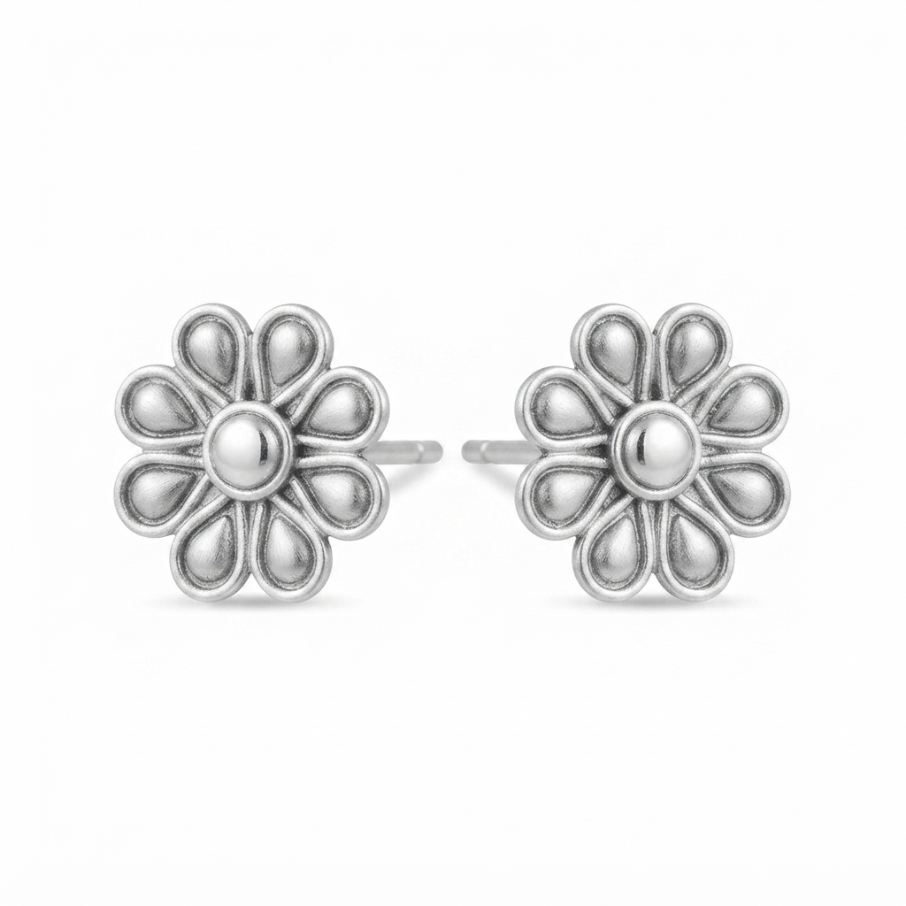 Round Drop Earring