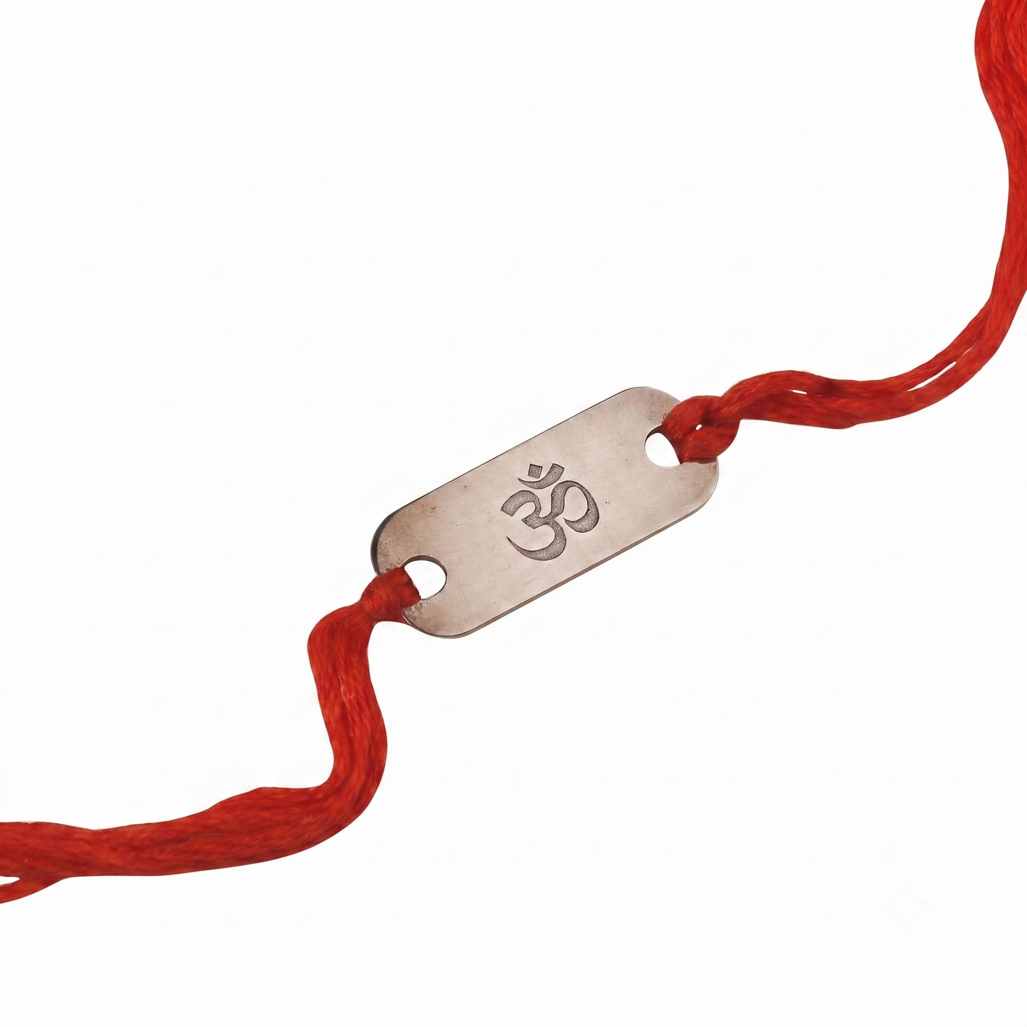 Silver Om (ॐ) Rakhi