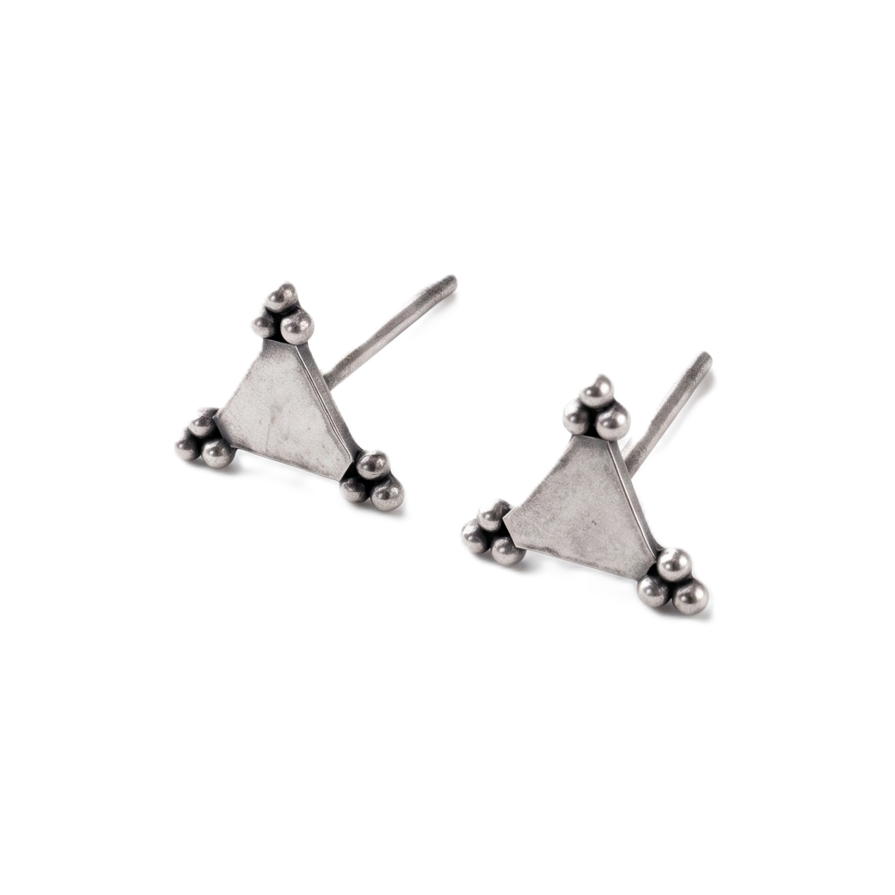 Nirbhaya Filled Studs | 92.5 Silver