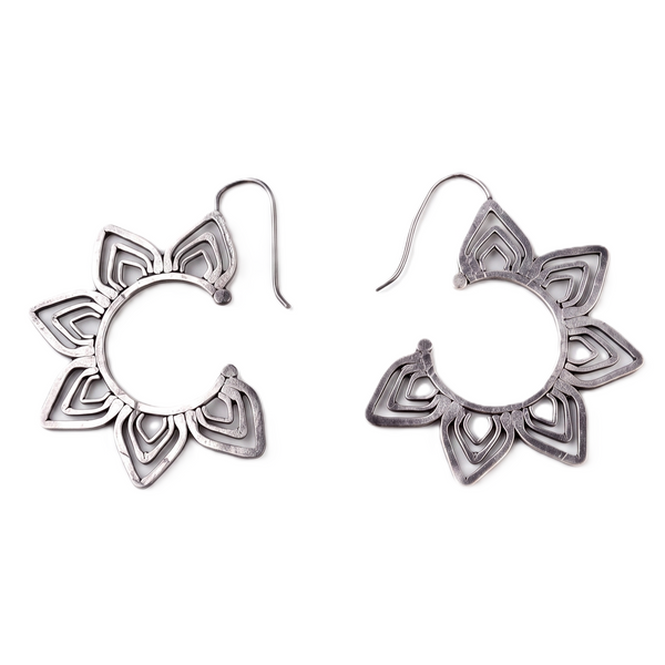 Kumudini (Lily) Hammered Earring - Small