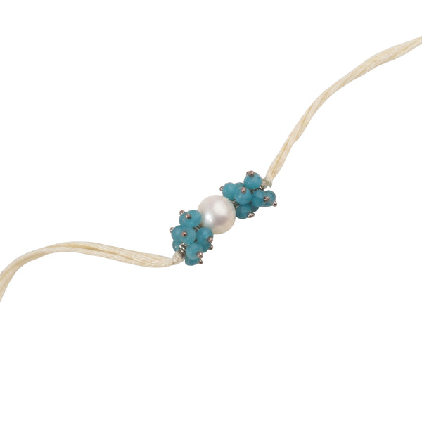 Handmade Jade and Pearl Rakhi