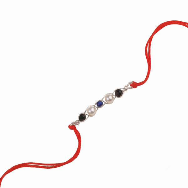 Evil Eye Wrapped Rakhi (Project Handmade)
