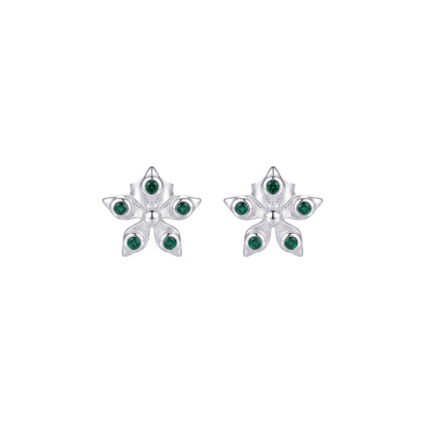 Silver Nakshatra Studs
